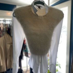 Handmade angora vest